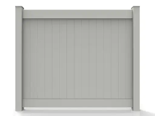 [SE-PRI-68PW] Privacy 6'H x 8'W White Pyramid 